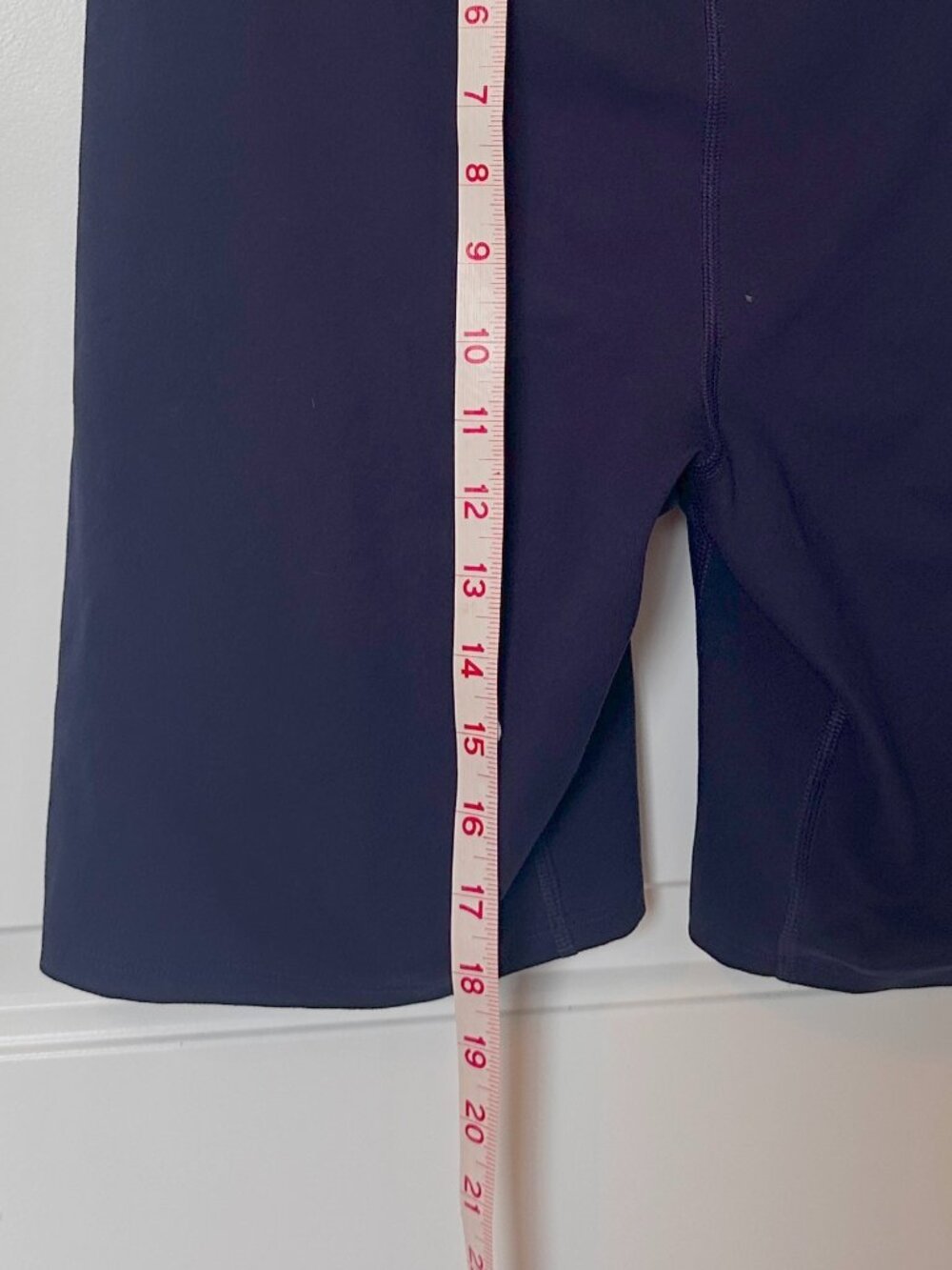 🌺 🌺 Under Armour Women’s Navy Blue Bike Shorts Size Large - Picture 7 of 10